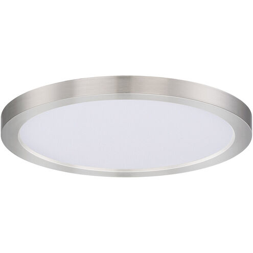 Chip LED 9 inch Satin Nickel Flush Mount Ceiling Light