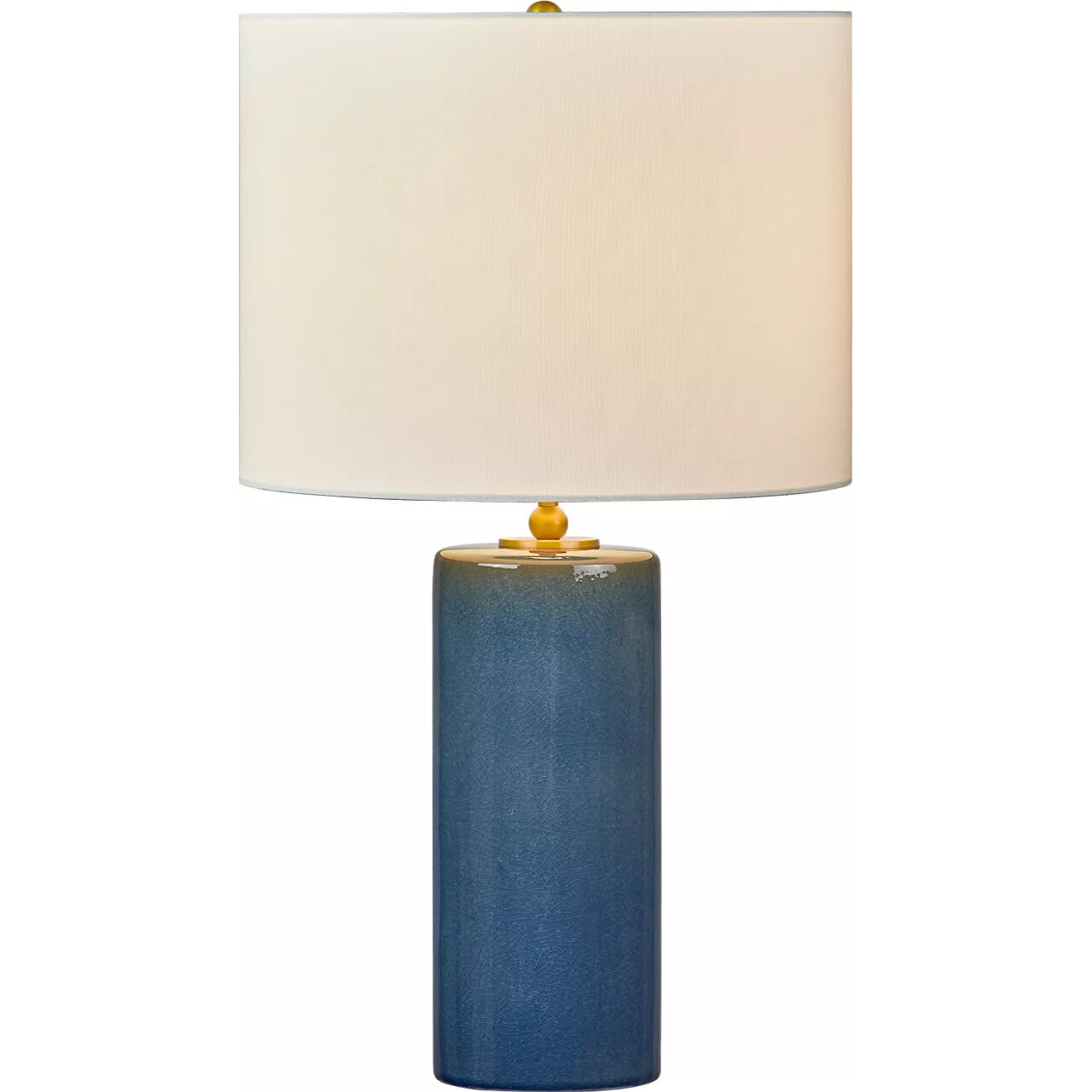kate spade new york Lauren 26.13 inch 75 watt Deep Ocean Crackle Table Lamp Portable Light