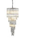 Trapani 7 Light 15.75 inch Nickel and Clear Glass Chandelier Ceiling Light