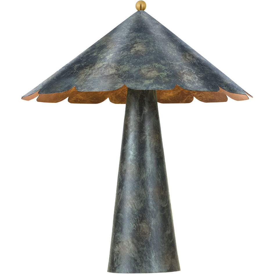 Folly Beach 24.25 inch 15 watt Verdigris Table Lamp Portable Light