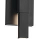 Nocar LED 16 inch Black Textured Outdoor Wall, Small