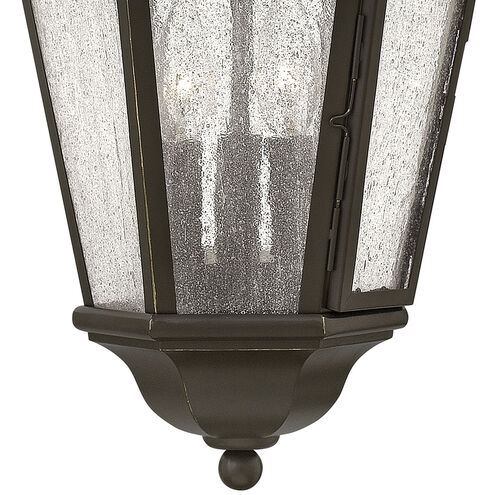 Estate Series Edgewater 3 Light 10 inch Oil Rubbed Bronze Outdoor Hanging Lantern in Non-LED