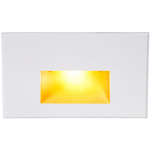 LEDme Step and Wall Lights 277 3.9 watt White On Aluminum Step Light in Amber, LED, 10.62 inch