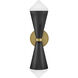 Betty LED 5.5 inch Black Sconce Wall Light