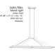 Stiles LED 48 inch Ashen Gold Island Chandelier Ceiling Light