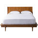 Grande Brown Wood Bed in King/CA King