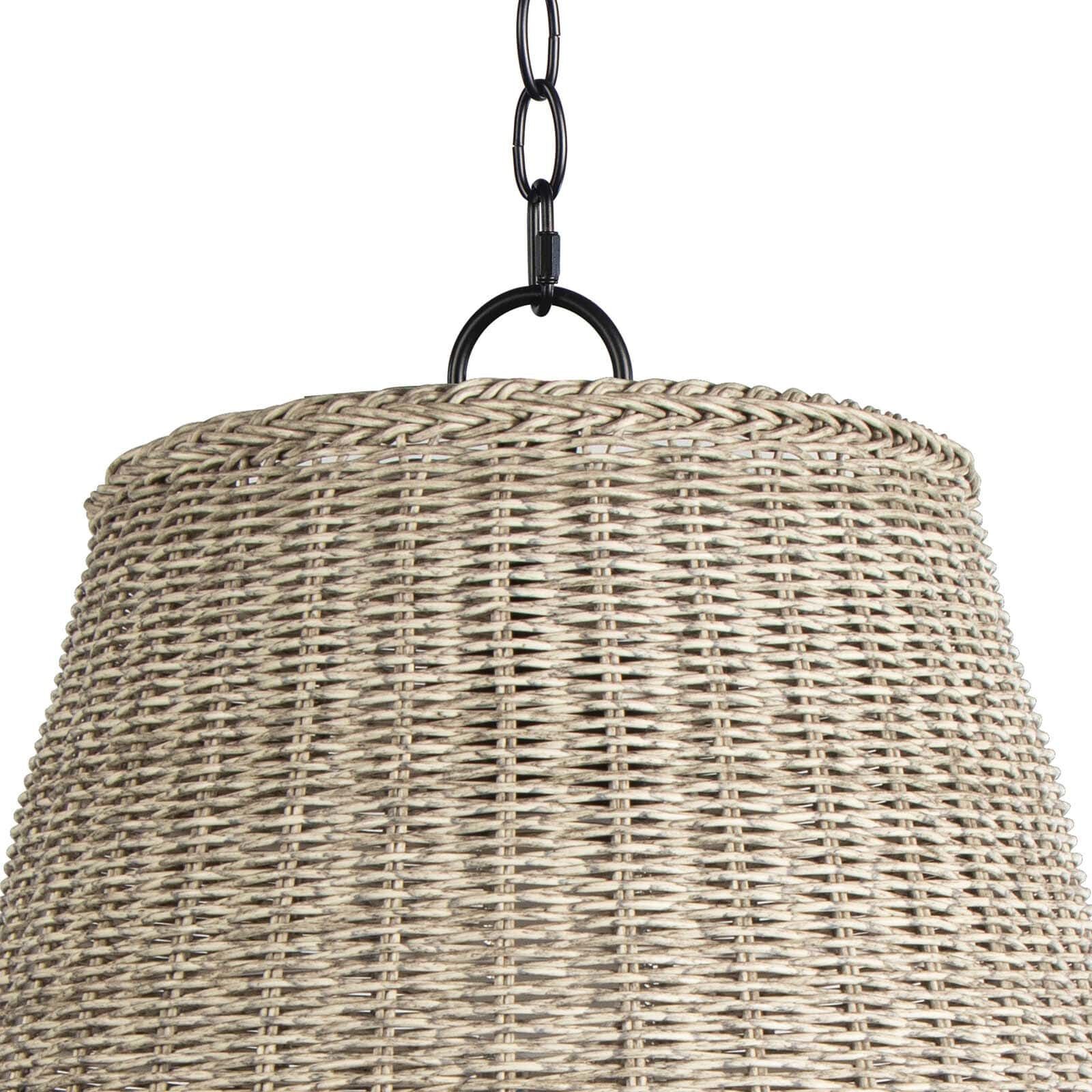 Augustine 1 Light 19.5 inch White Outdoor Pendant, Large