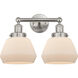 Fulton 2 Light 16 inch Brushed Satin Nickel Bath Vanity Light Wall Light