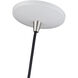 Kuppola 9.25 inch White with Brushed Nickel Accents Pendant Ceiling Light, Globe