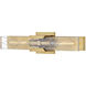 Monte 2 Light 5 inch Heritage Brass Bath Light Wall Light