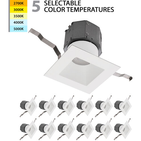 Pop-in LED Module - Universal Driver White Recessed Kit in 5000K, 12