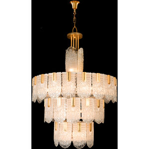 Mariner Luxury LED 40.16 inch Antique Gold Plated Chandelier Ceiling Light