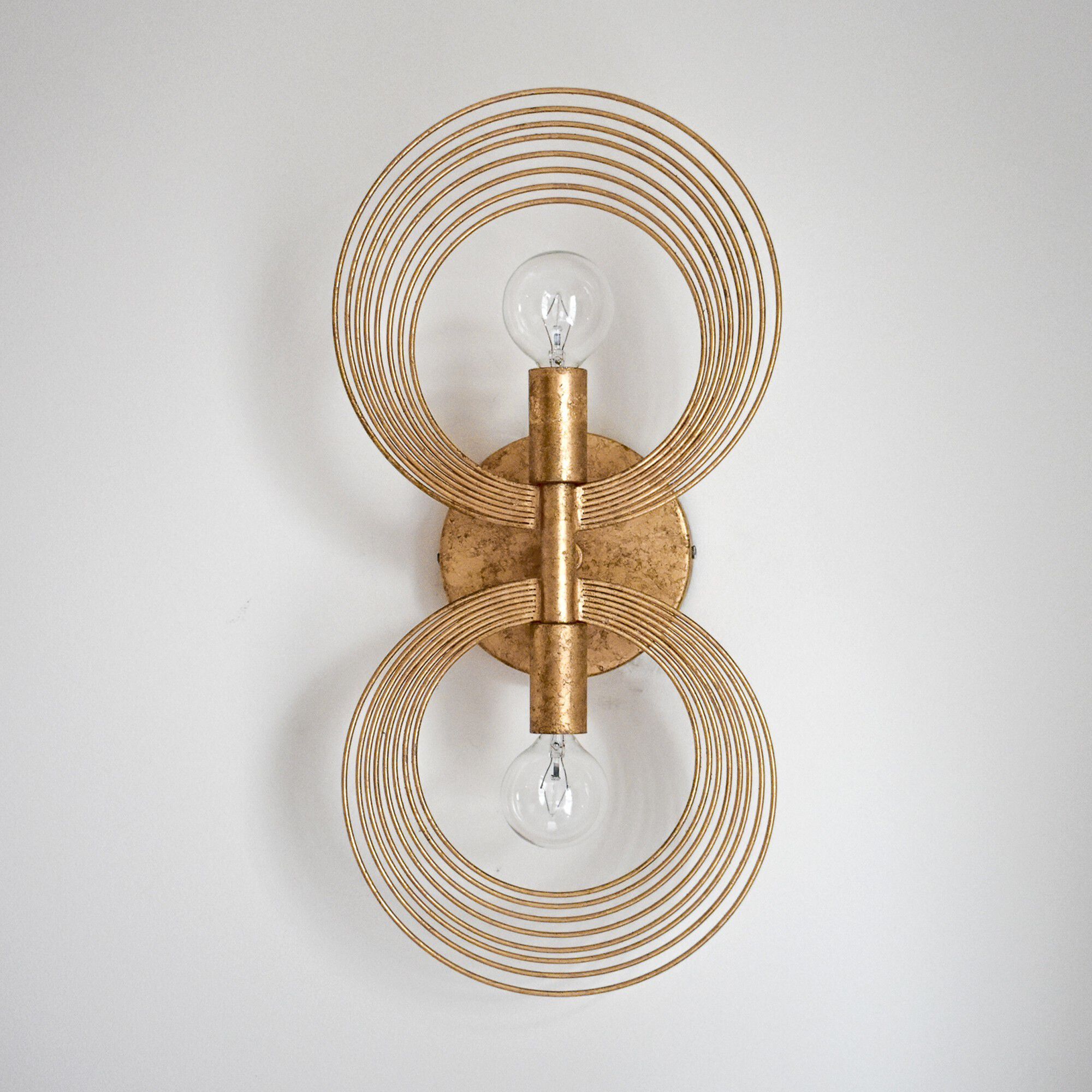 Doral Bath Wall Light in Renaissance Gold