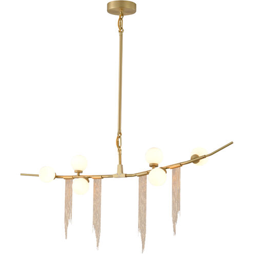 Canada 6 Light 4 inch Gold Chandelier Ceiling Light