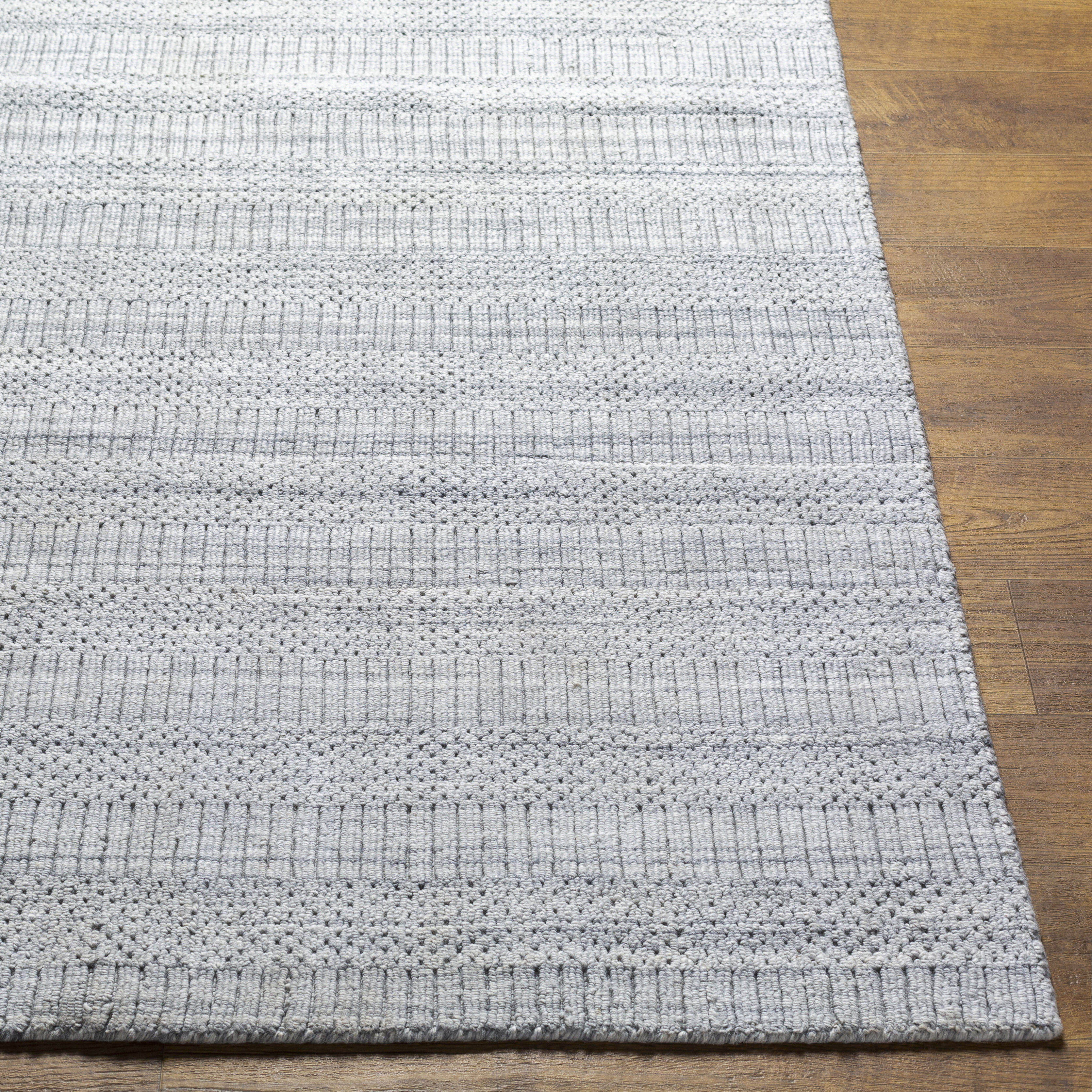 Hickory 180 X 144 inch Light Grey Rug, Rectangle