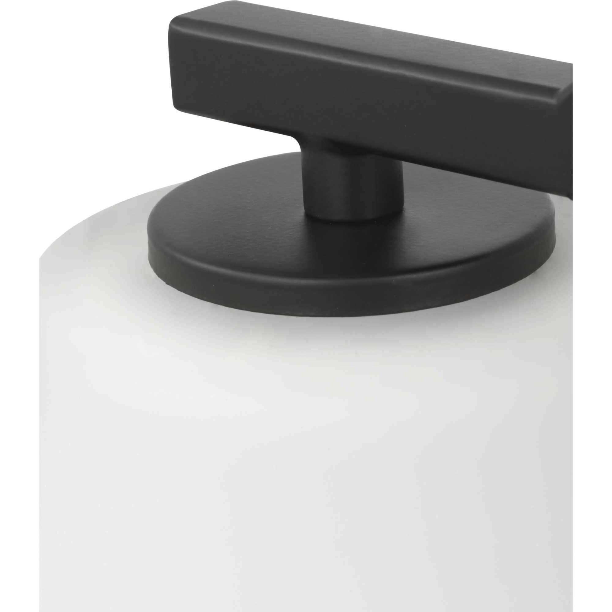 Vertex 3 Light 18 inch Matte Black Convertible Chandelier Ceiling Light