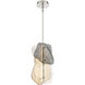Grotto LED 8 inch Polished Nickel Pendant Ceiling Light