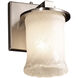 Veneto Luce LED 5 inch Matte Black Wall Sconce Wall Light