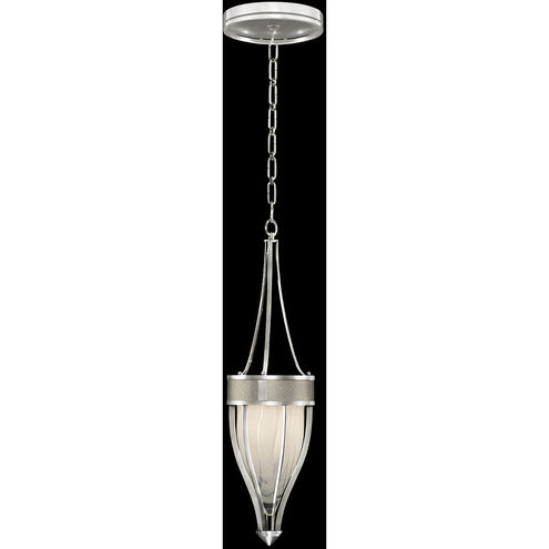 Mirage 1 Light 7.5 inch Silver Pendant Ceiling Light