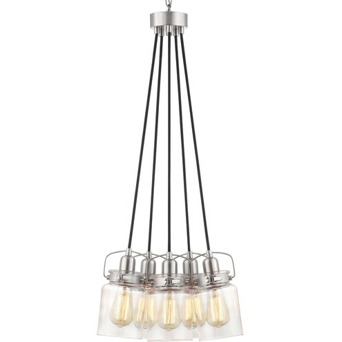 Calhoun 5 Light 28.63 inch Brushed Nickel Chandelier Ceiling Light