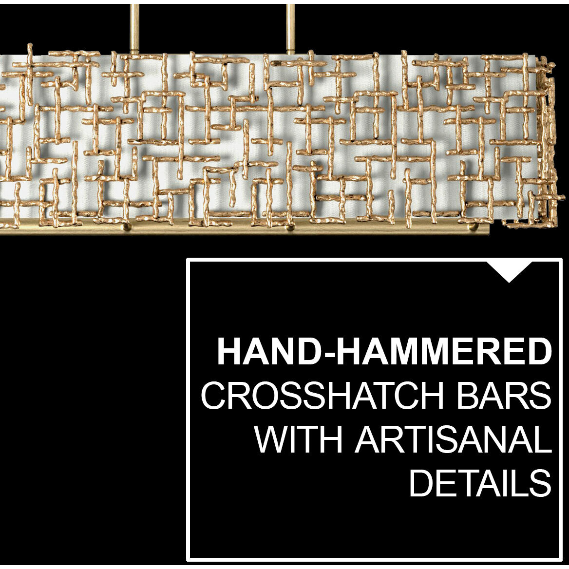 Farrah LED 60 inch Burnished Gold Chandelier Ceiling Light, Linear & Oval