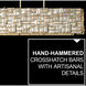 Farrah LED 60 inch Burnished Gold Chandelier Ceiling Light, Linear & Oval