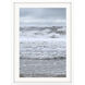 Cool Coastal Blue and Gray and White Framed Art
