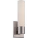 Elementum LED 4.5 inch Brushed Nickel Bath Vanity & Wall Light in 3000K, dweLED