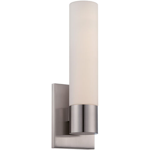Elementum LED 4.5 inch Brushed Nickel Bath Vanity & Wall Light in 3000K, dweLED