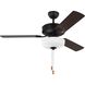 Linden 48 LED 48 inch Midnight Black Ceiling Fan