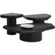 Detti 23.5 X 22 inch Matte Black Outdoor End Table