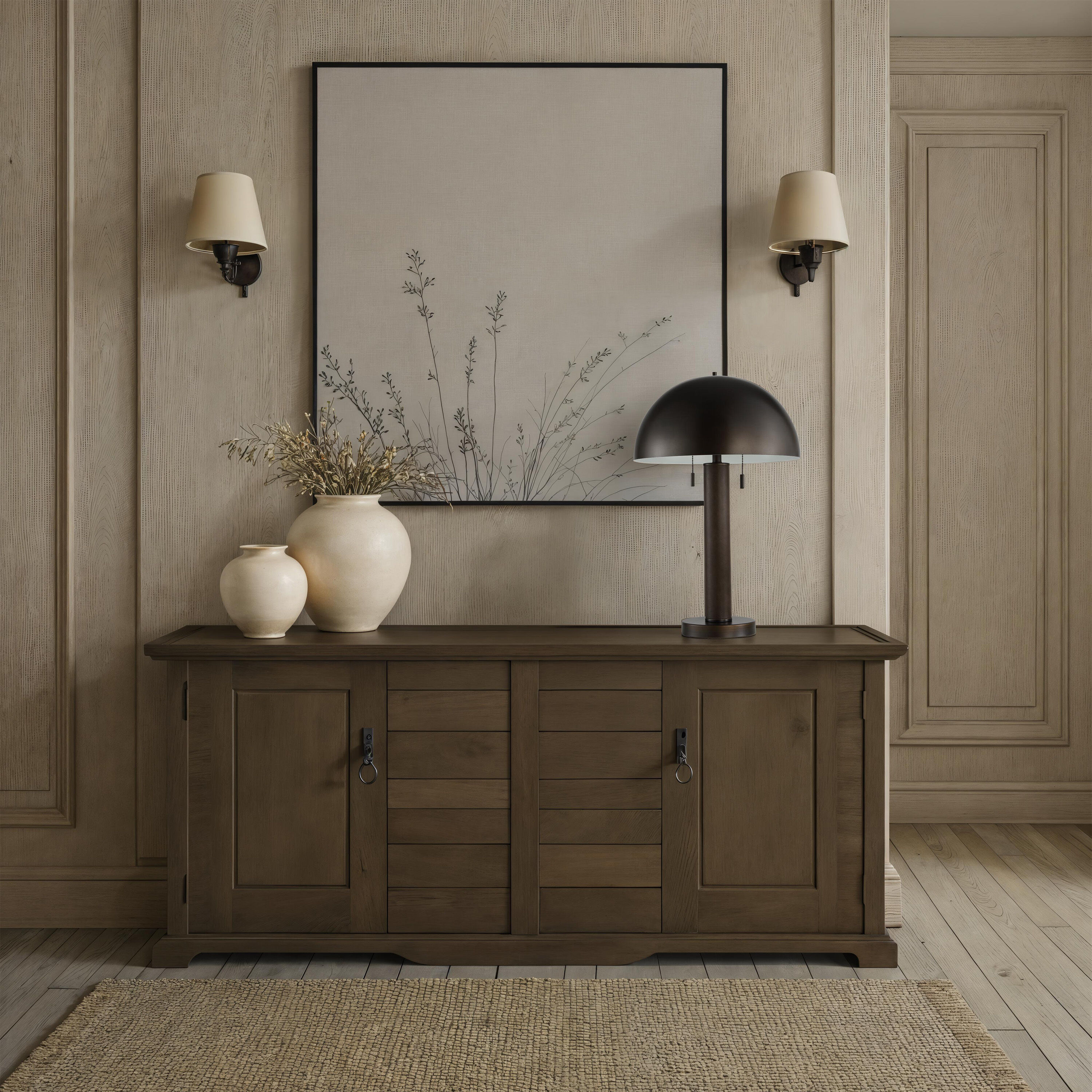 Incanta 23 inch Dark Bronze Table Lamp Portable Light