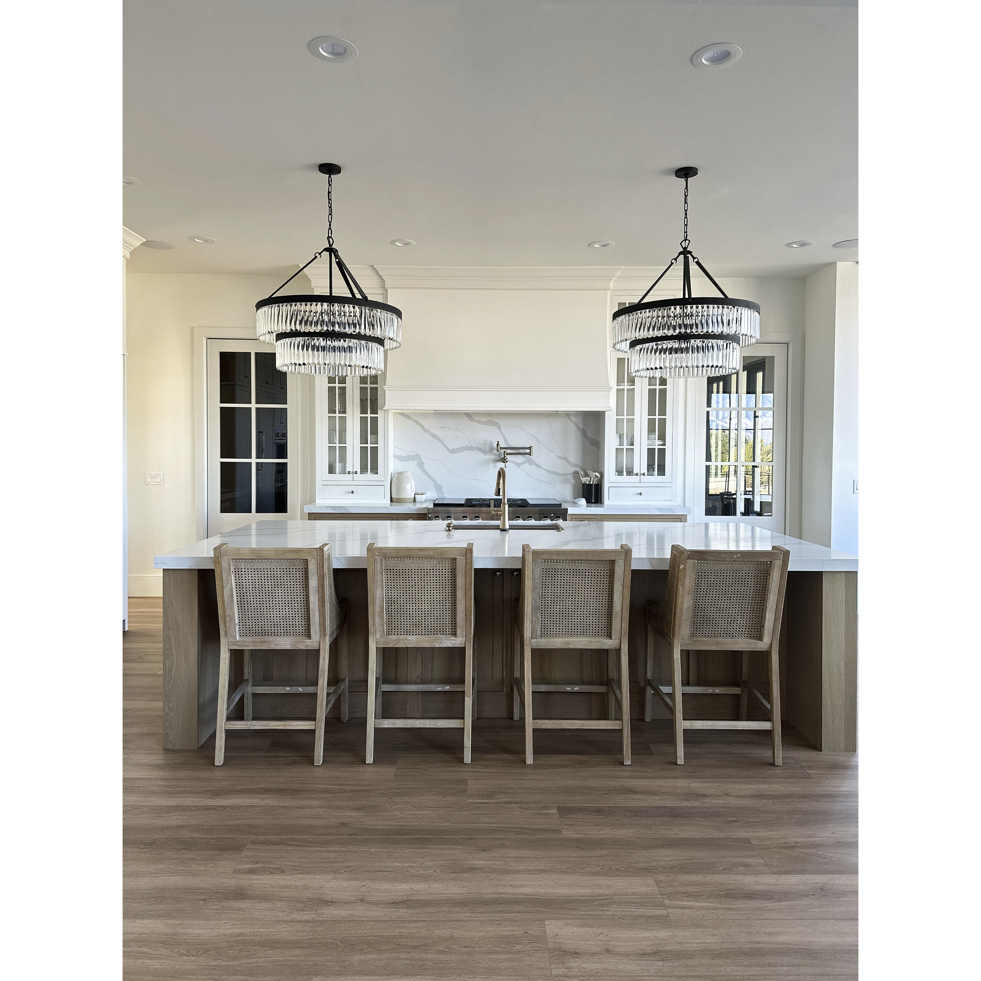 Emory 9 Light 32 inch Black Forged Chandelier Ceiling Light