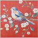 Singing Solo I Red and Blue and White and and Pink Multi-Color and Acrylic Accents Wall Art