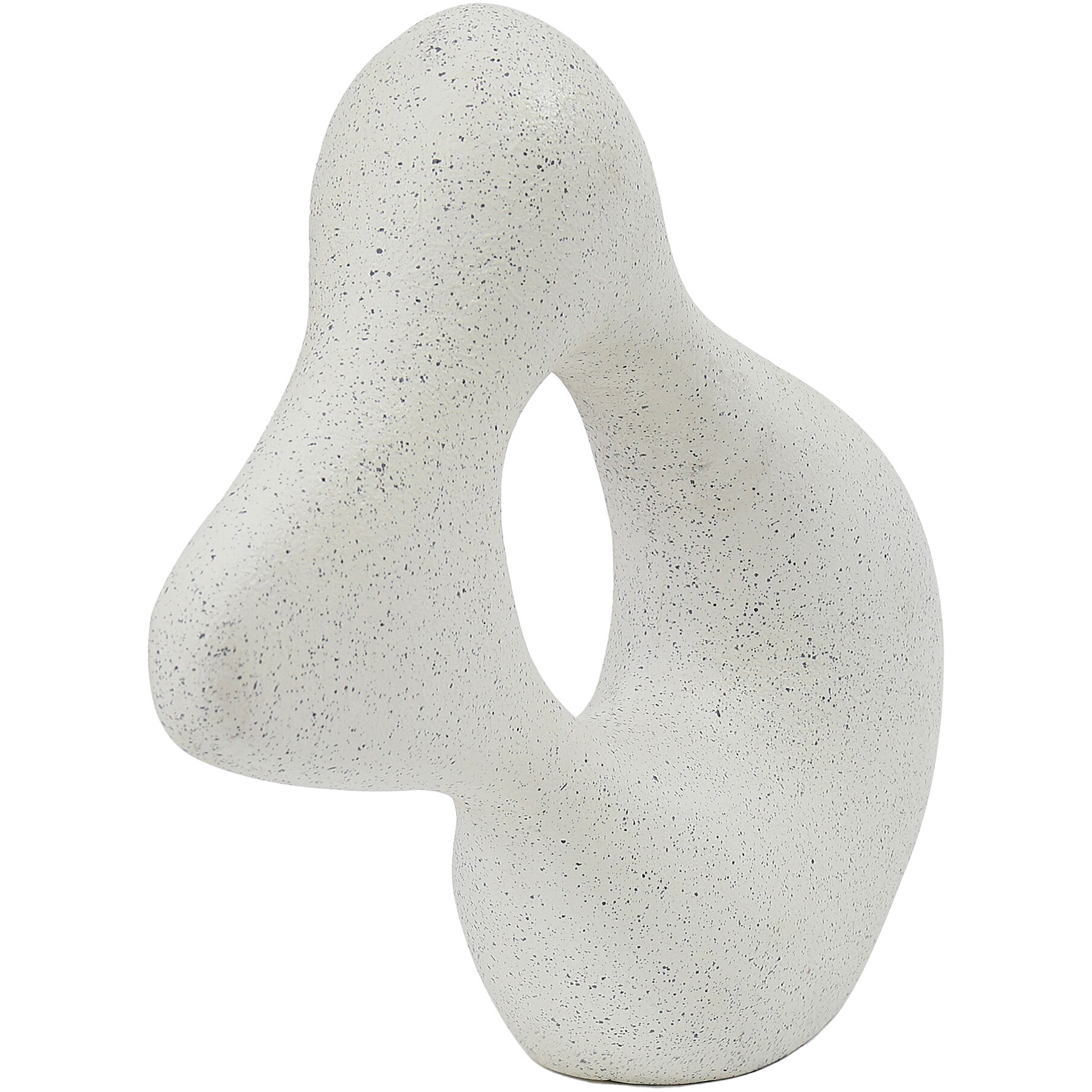 Motion 16 X 13 inch Sculpture in Flecked Stone, Ecomix