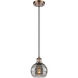 Ballston Rochester 1 Light 5.88 inch Antique Copper Cord Hung Mini Pendant Ceiling Light
