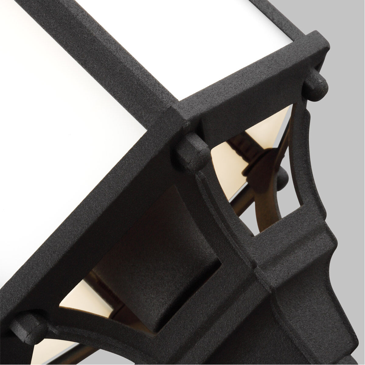 Sevier 1 Light 16.25 inch Black Outdoor Wall Lantern, Small