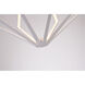 Canada LED 32 inch White LED Chandelier Ceiling Light