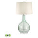 South Oyster Bay 28 inch 9.50 watt Green with Clear Table Lamp Portable Light