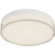 Quara 7 inch White Flush Mount Ceiling Light