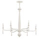 Donnybrook 6 Light 32.5 inch Snow White Chandelier Ceiling Light