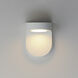 Ledge LED 4.25 inch White Wall Sconce Wall Light