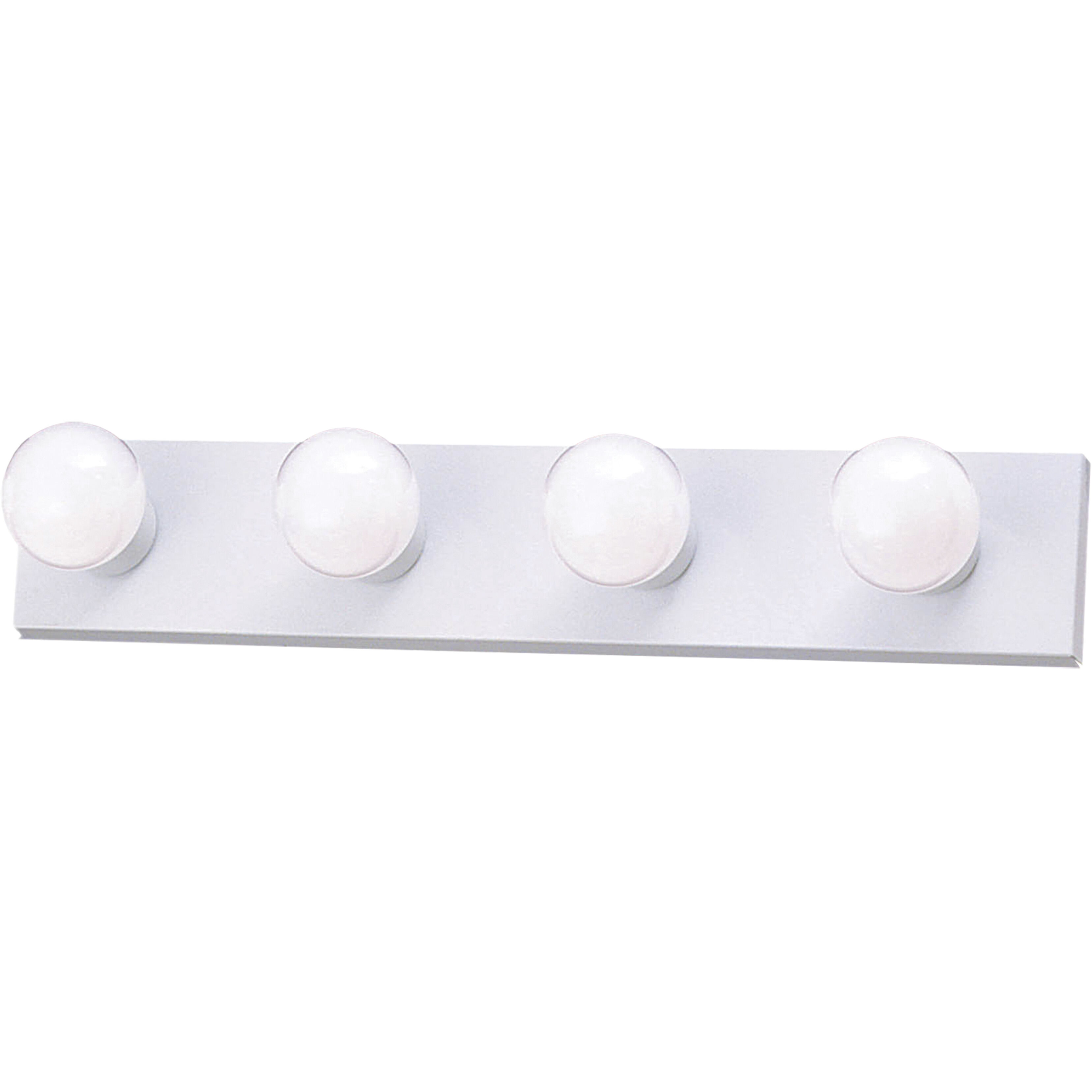 Vanity Strips 4 Light 24 inch Matte White Vanity Light Wall Light