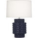 Small Dolly 21.38 inch 150.00 watt Matte Midnight Blue Accent Lamp Portable Light in Fondine