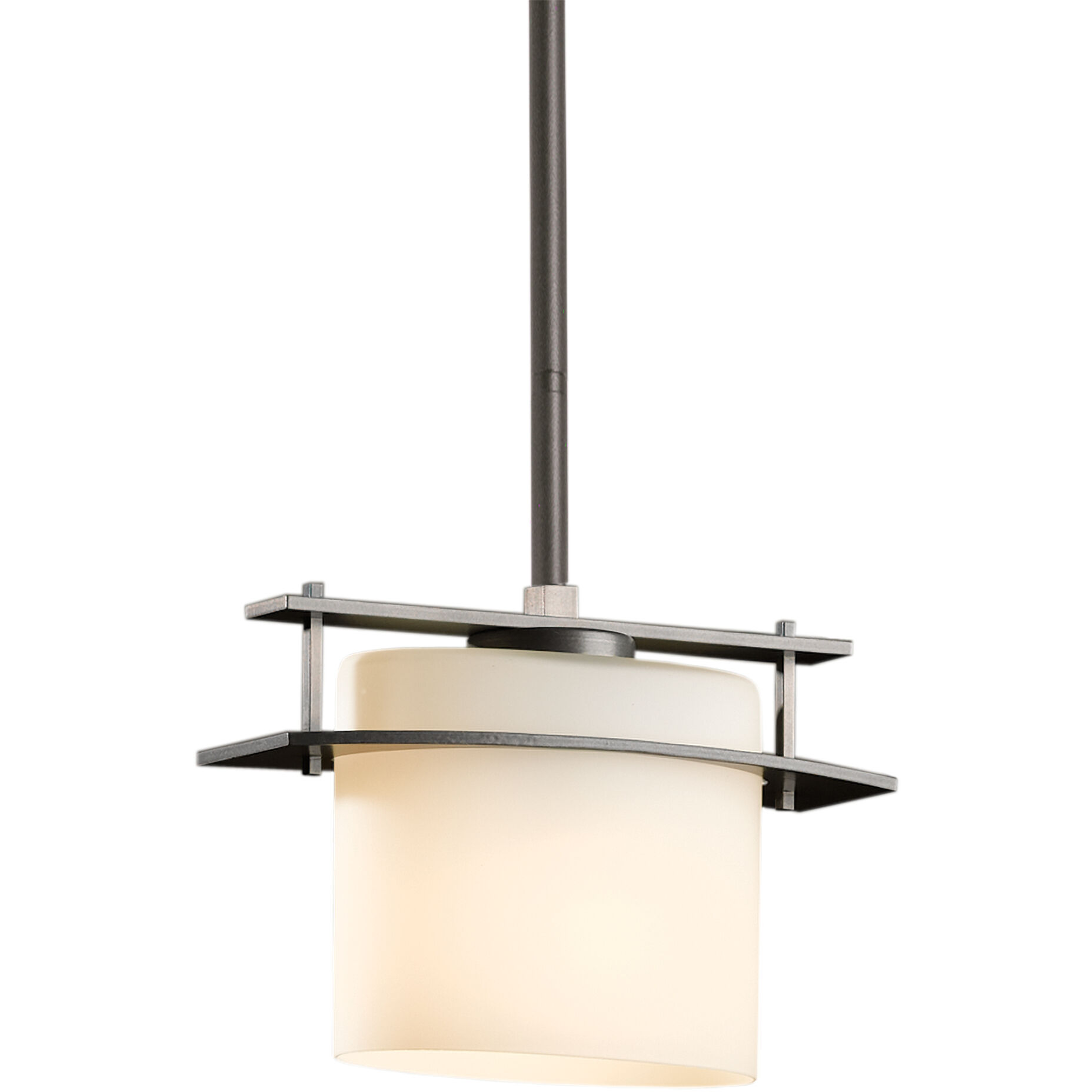 Arc Ellipse 1 Light 9 inch Dark Smoke Mini Pendant Ceiling Light