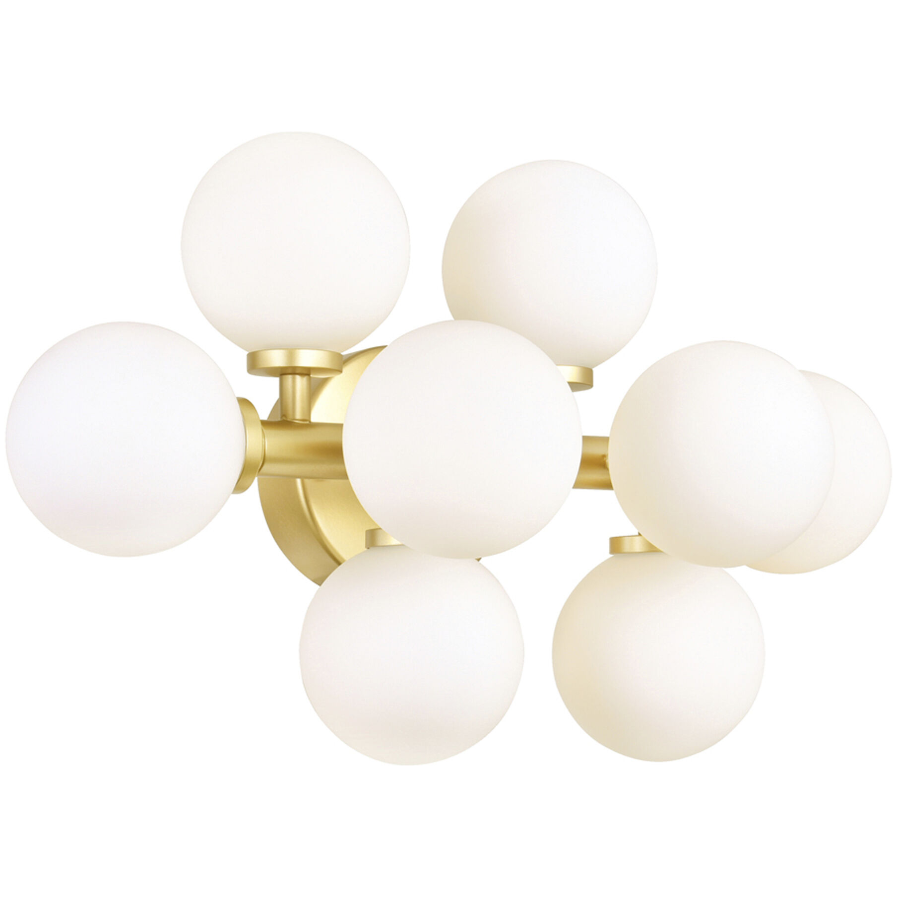 Arya LED 8 inch Satin Gold Wall Light