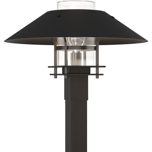 Henry 1 Light 15.8 inch Coastal Oil Rubbed Bronze and Coastal Black Outdoor Post Light in Coastal Oil Rubbed Bronze/Coastal Black, Clear