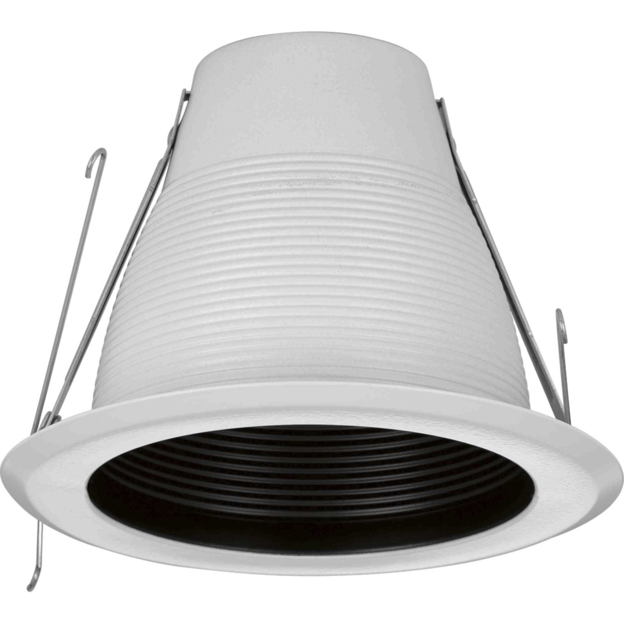 Recessed Lighting Black Recessed Baffle Trim, for 5in Housing P851-ICAT
