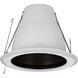 Recessed Lighting Black Recessed Baffle Trim, for 5in Housing P851-ICAT