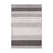 Genesis 91 X 63 inch White/Charcoal/Silver Gray Rugs